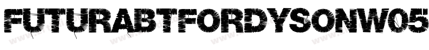 FuturaBTforDysonW05 字体转换